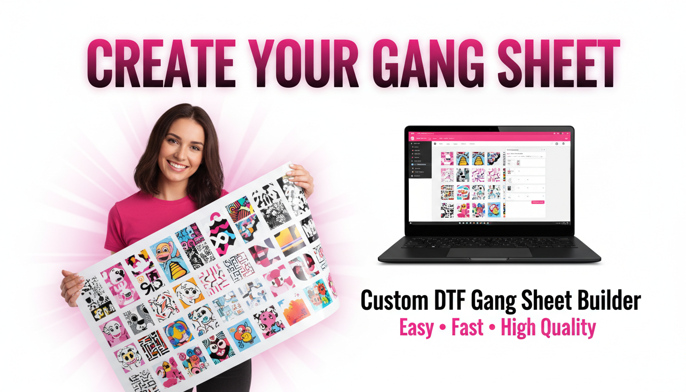 Custom DTF Gang Sheet Builder